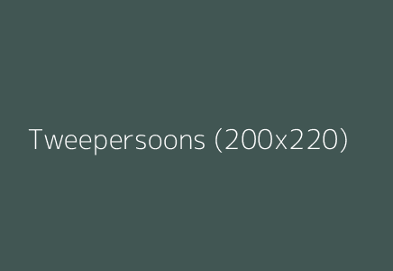 Tweepersoons (200x220)